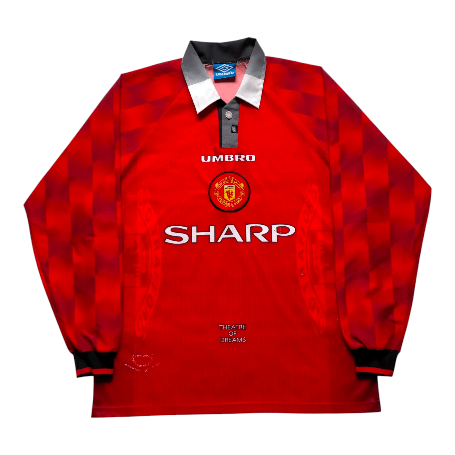 Umbro Vintage 1996-98 Manchester united Long sleeve Jersey Size US L / EU 52-54 / 3 - 1 Thumbnail