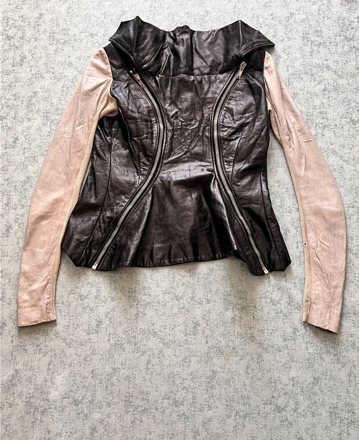 Rick Owens Vinted Leather Jacket Size L / US 10 / IT 46 - 7 Thumbnail