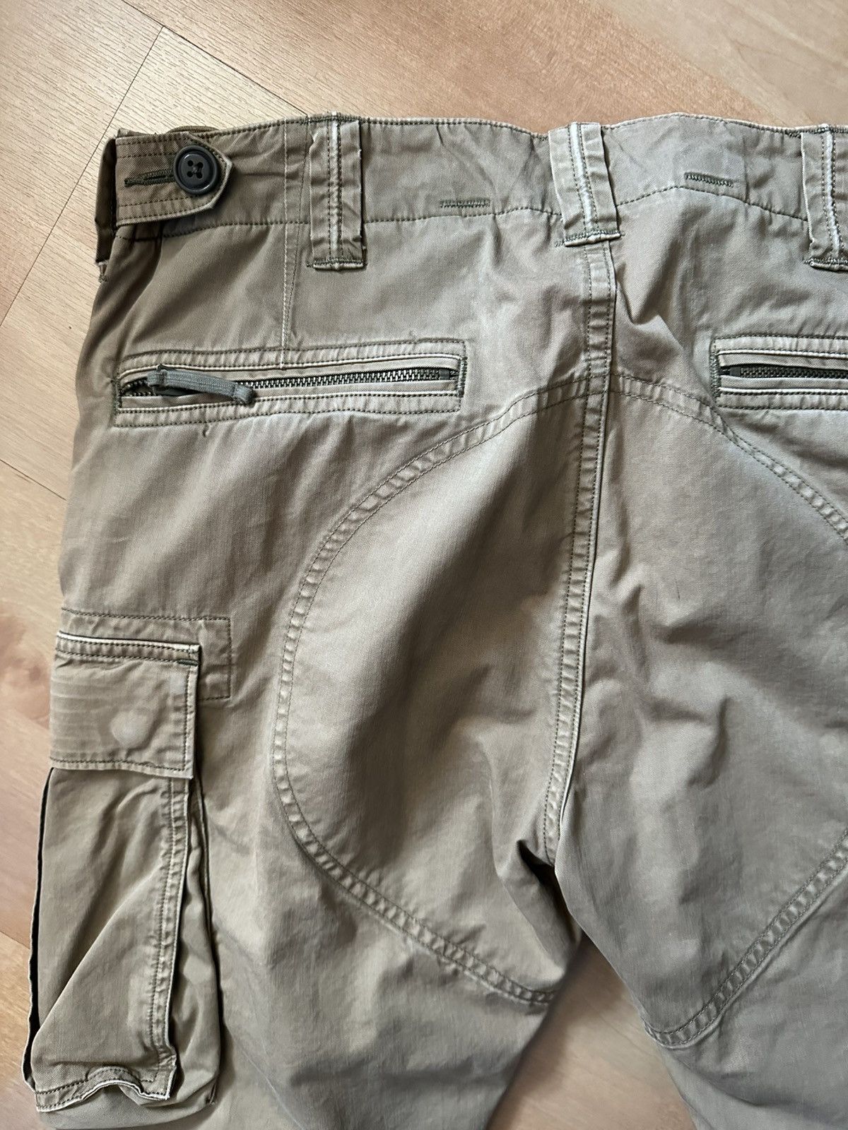 RRL Ralph Lauren RRL khaki cargo military pant Size US 29 - 9 Thumbnail