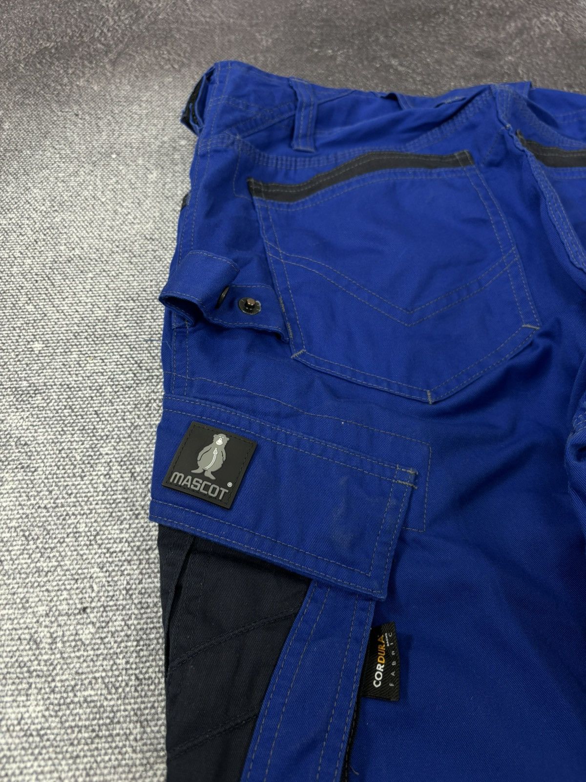 Other Mascot Workwear Blue Heavy Cordura Utility Cargo Pants Size US 30 / EU 46 - 13 Thumbnail