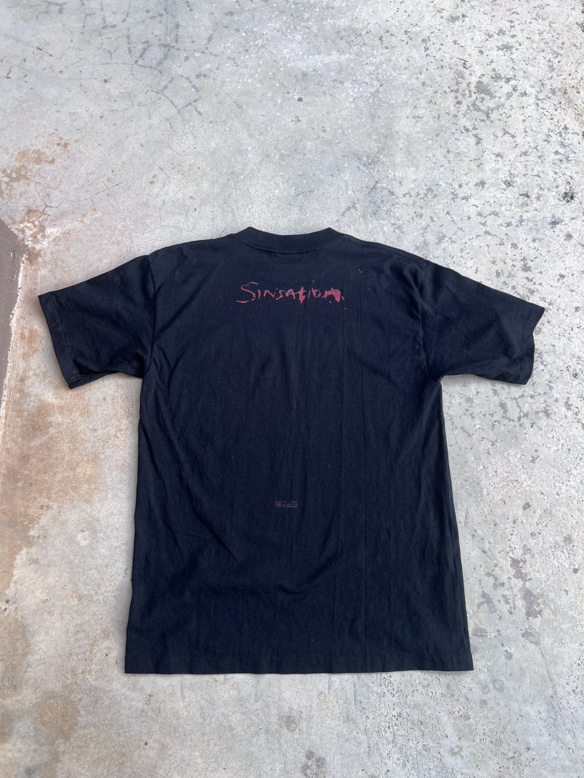 Band Tees Vintage 90s PIG Sinsation Album by Raymond Watts band Tee Size US M / EU 48-50 / 2 - 6 Thumbnail