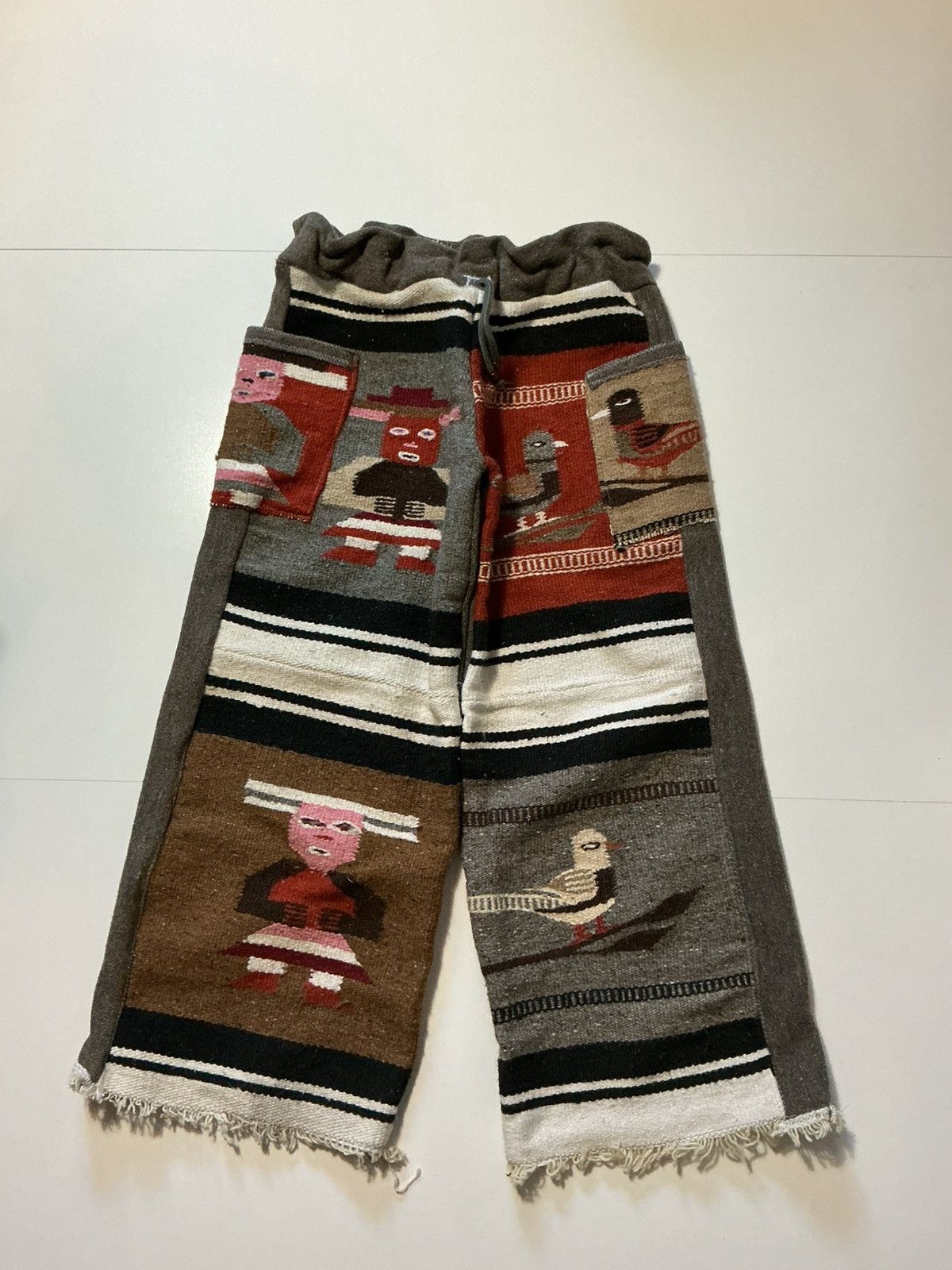 Vintage Vintage South American Folk Art 1Of1 Reworked Tapestry Pants Size US 34 / EU 50 - 1 Thumbnail