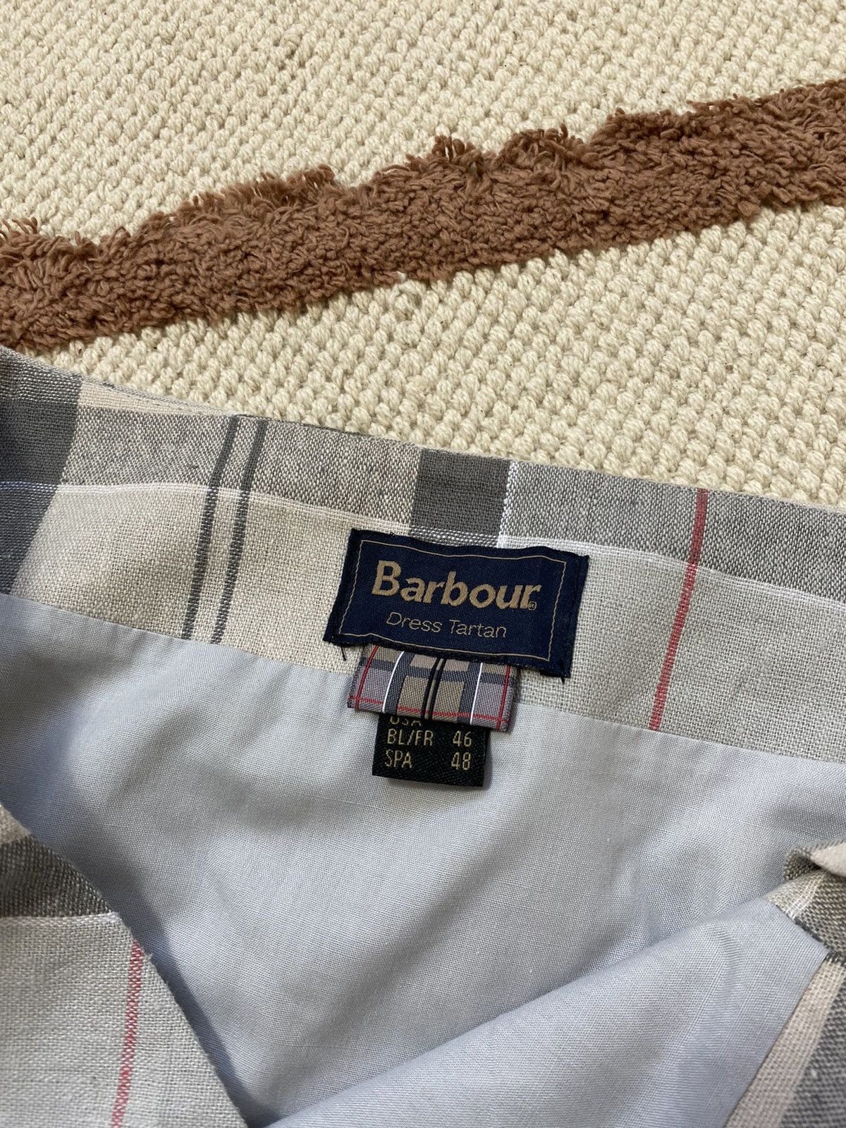 Barbour VINTAGE BARBOUR NOVA CHECK MIDI SKIRT Size 36" / US 14 / IT 50 - 6 Thumbnail