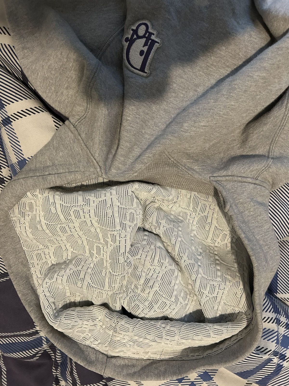 Dior Dior Grey Hoodie Purple logo Size US M / EU 48-50 / 2 - 8 Thumbnail