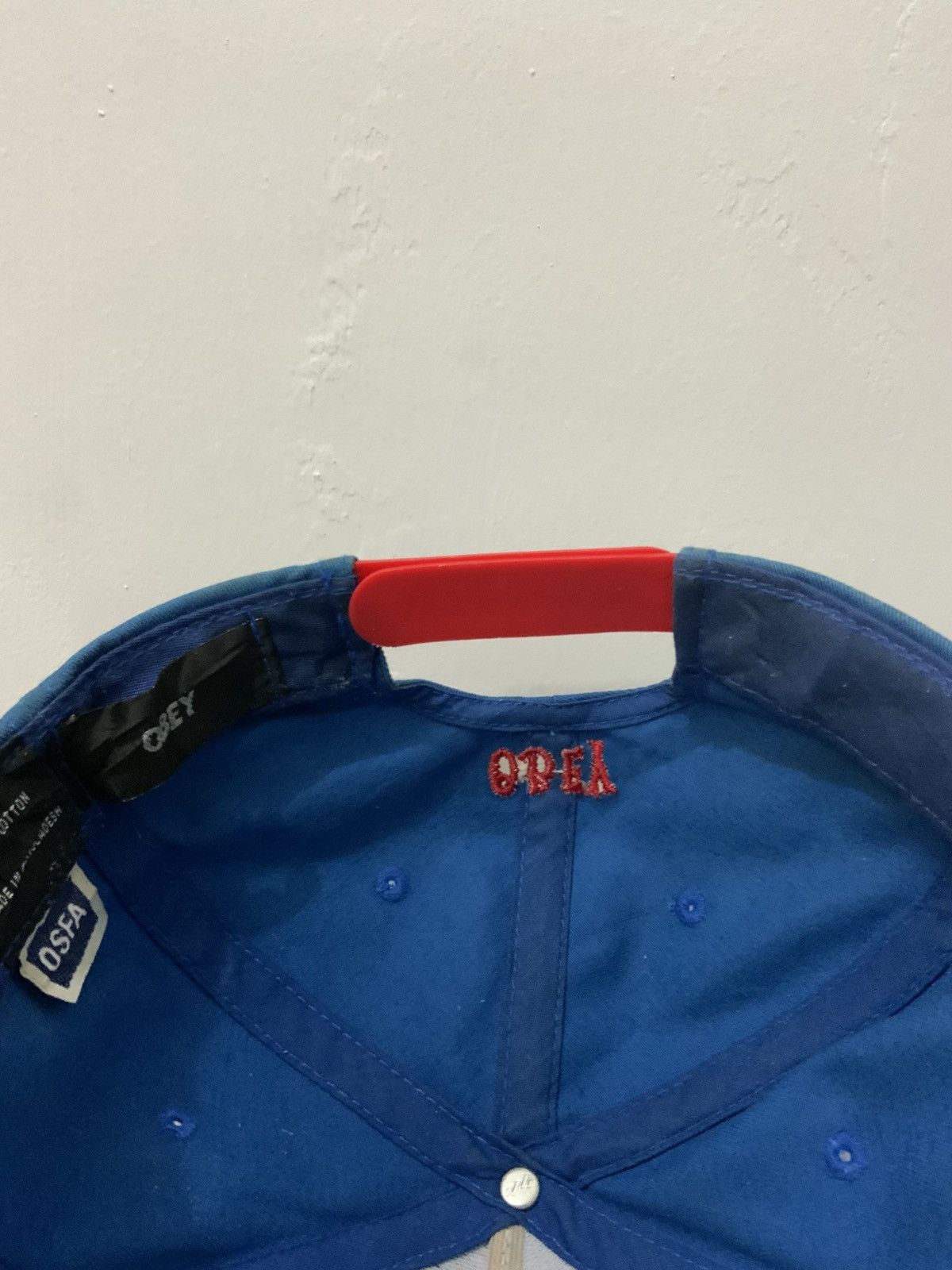 Vintage Obey Spellout Snapback Hat Size ONE SIZE - 10 Thumbnail