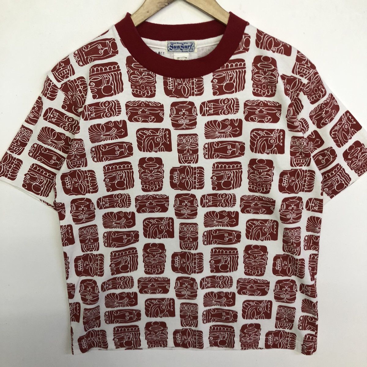 Sun Surf × Toyo Enterprises × Vintage Vintage Sunsurf Motive Hawaiian Fullprint Tshirt Size US S / EU 44-46 / 1 - 3 Thumbnail