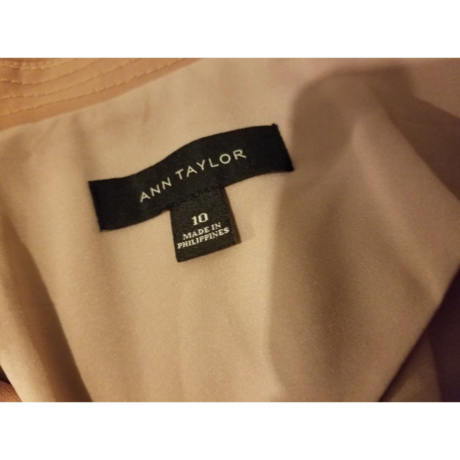 Ann Taylor VINTAGE Womens Ann Taylor Jacket 10 Pink Women Jacket 10 Pink Basic Jacket Mens? (No) Size L / US 10 / IT 46 - 3 Thumbnail