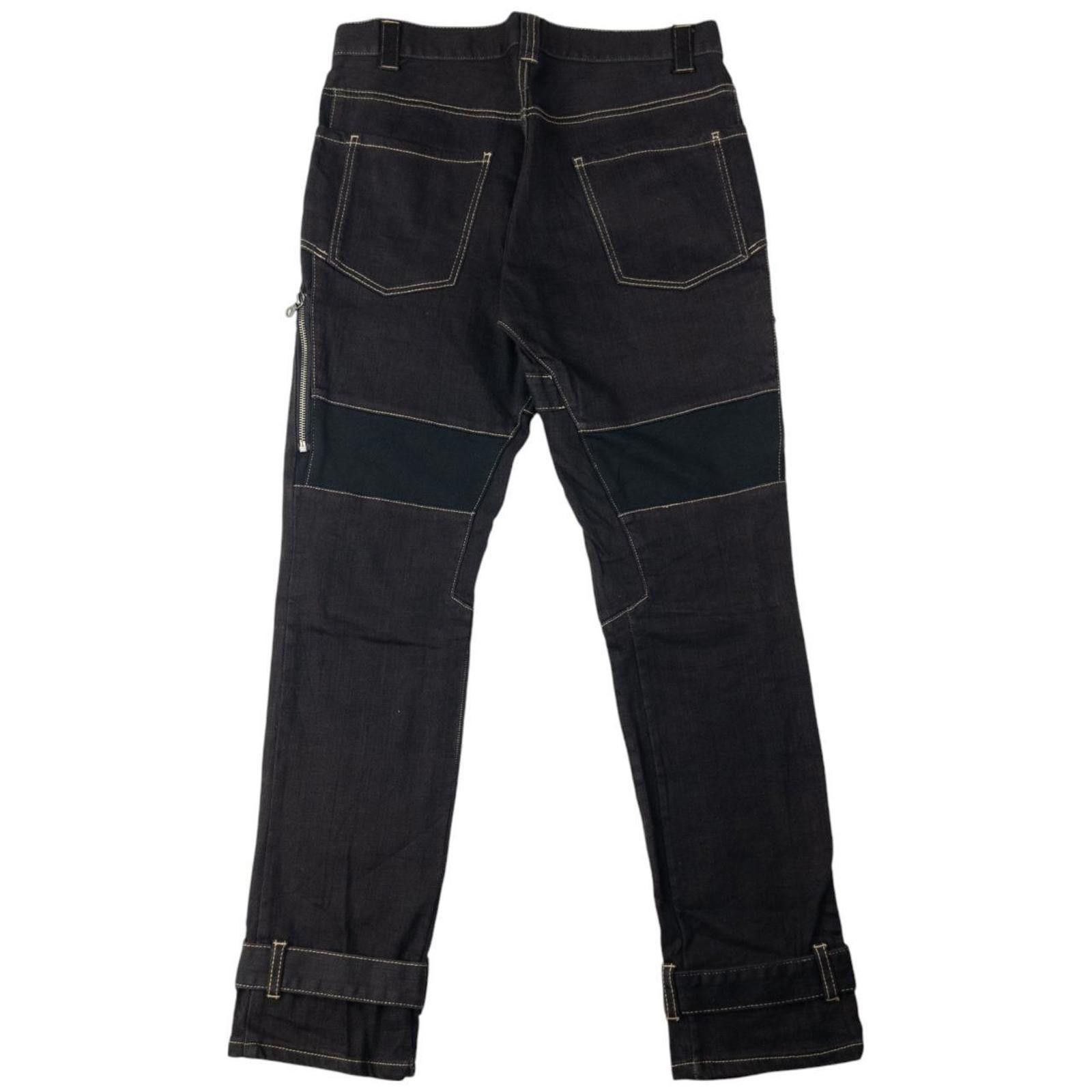 Other Vintage PPFM Multi Zip Denim Jeans Size M Size US 32 / EU 48 - 3 Thumbnail
