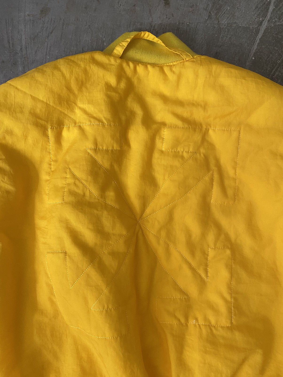 Off-White Off-White Yellow Bomber Jacket Kapital Post Archive Fraction Size US L / EU 52-54 / 3 - 7 Thumbnail