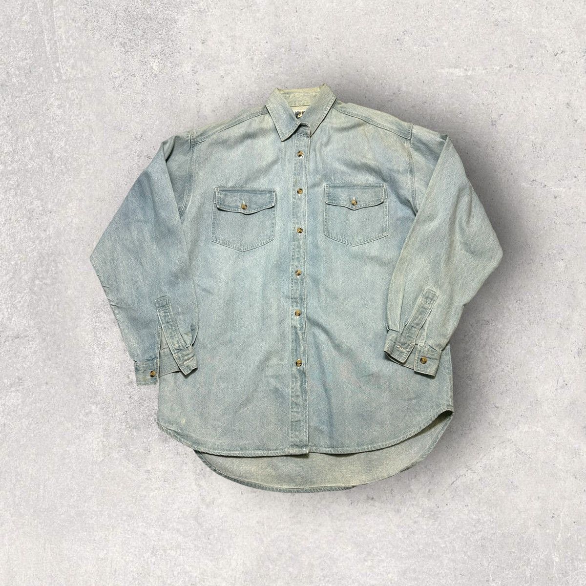Vintage Vintage denim shirt Size US M / EU 48-50 / 2 - 1 Thumbnail