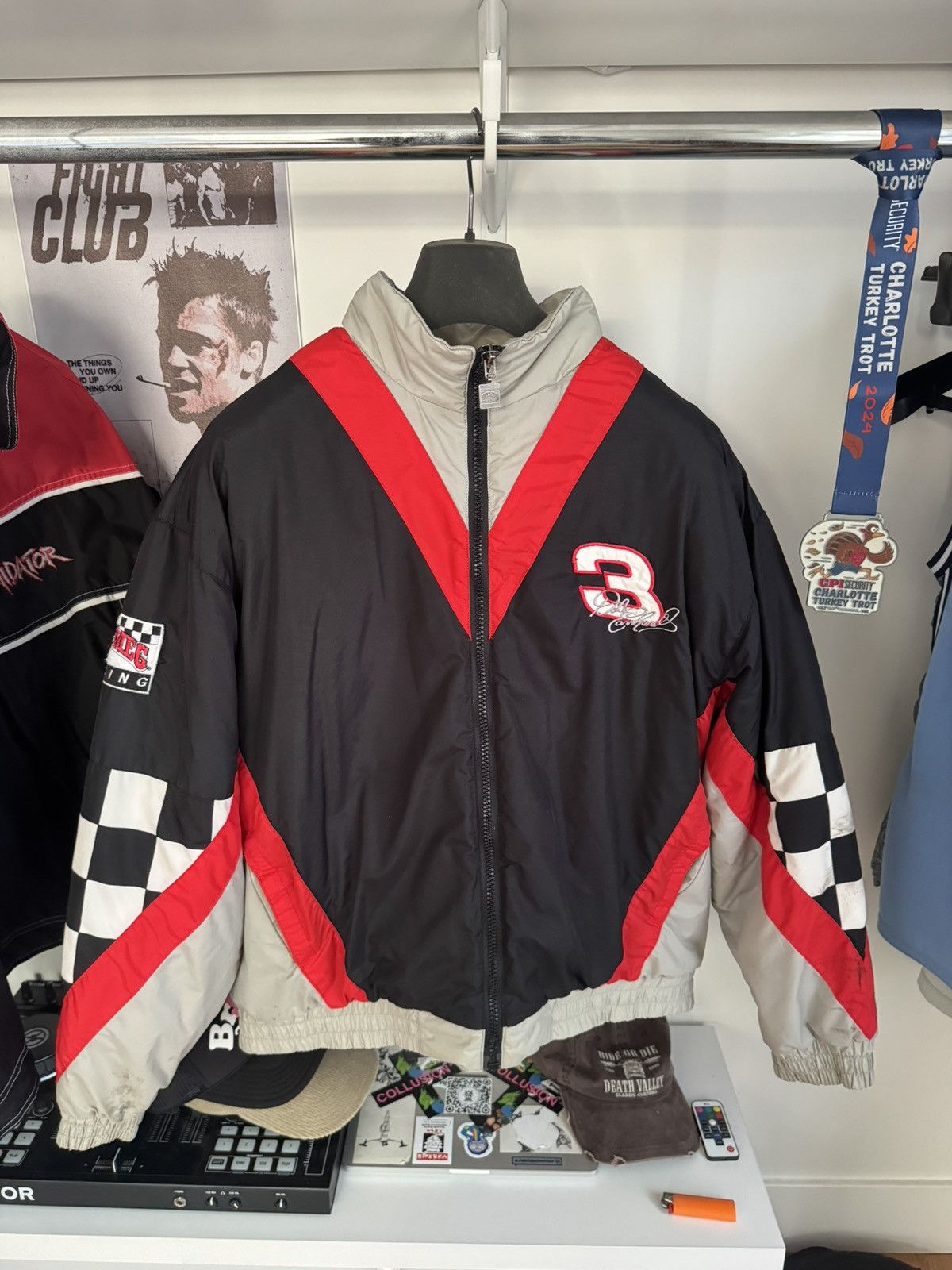 Nutmeg Vtg Nutmeg Mills Dale Earnhardt NASCAR Padded Jacket #3 L Size US L / EU 52-54 / 3 - 1 Thumbnail