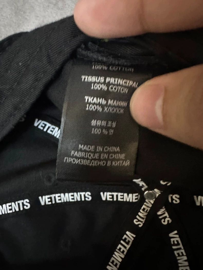 Vetements Vetements Barrage baseball cap, very comfortable fit for t Size ONE SIZE - 6 Thumbnail