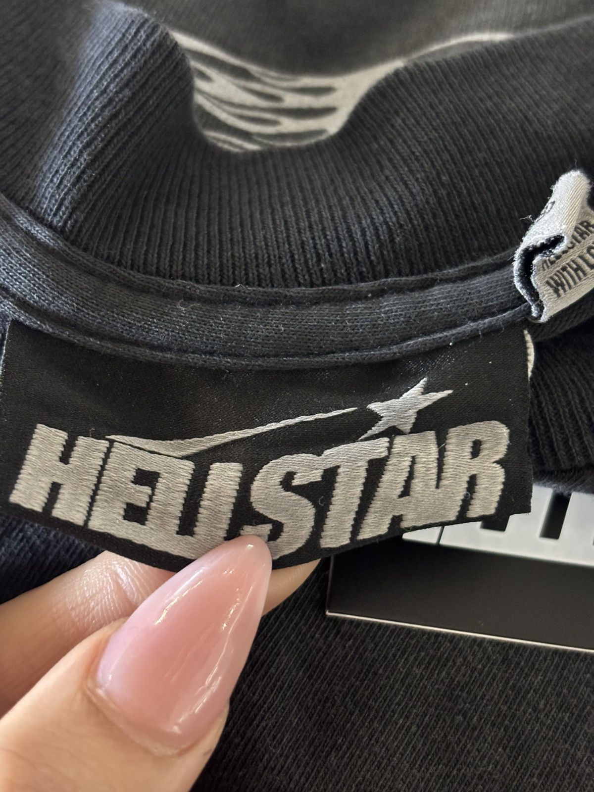 HELLSTAR HELLSTAR CURSIVE BLACK LOGO LONG SLEEVE SIZE XS - NEW Size US XS / EU 42 / 0 - 6 Thumbnail
