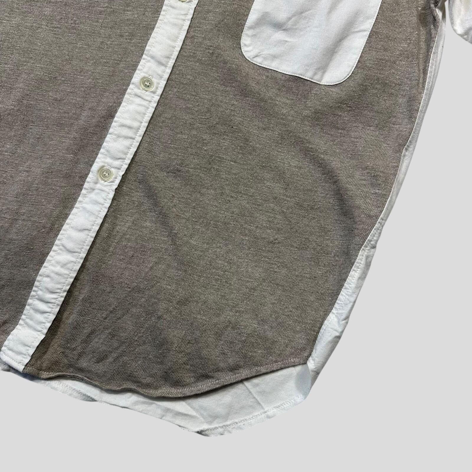 Comme des Garcons Comme Des Garçons Homme 2008 Linen Panelled Shirt - S/M Size US M / EU 48-50 / 2 - 3 Thumbnail