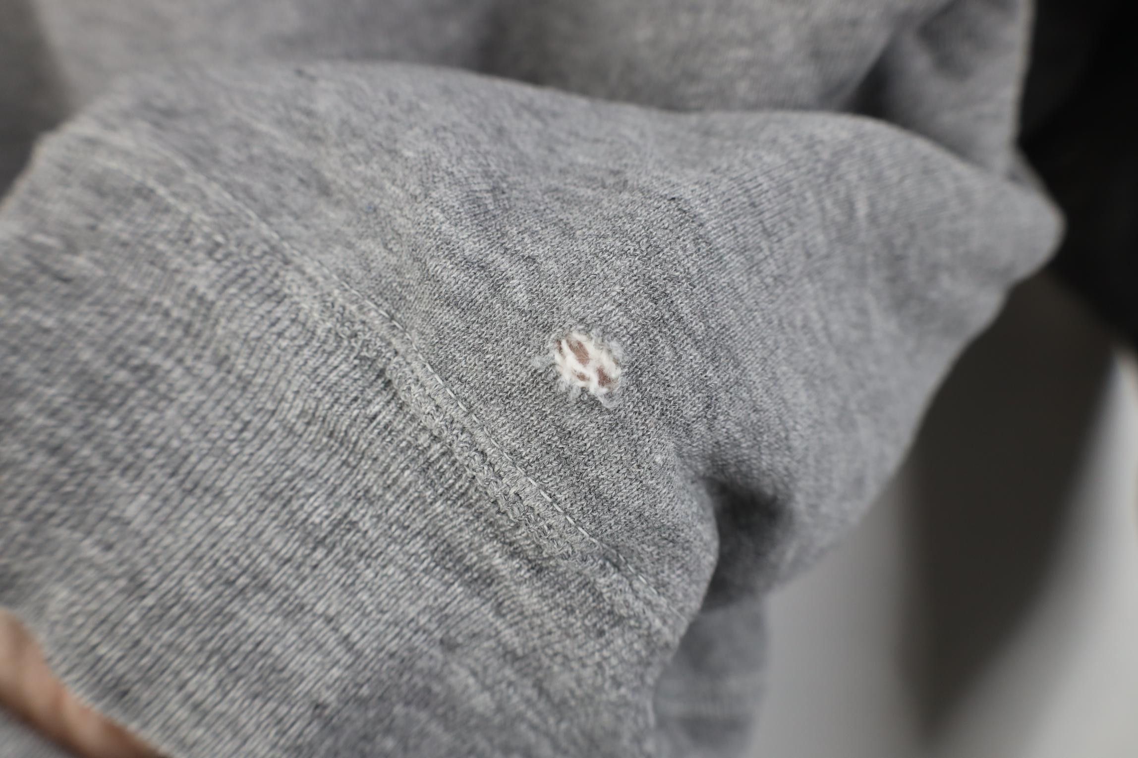 Vintage Vintage 60s 70s Blank Triblend Sweatshirt Heather Gray USA Size US S / EU 44-46 / 1 - 5 Thumbnail