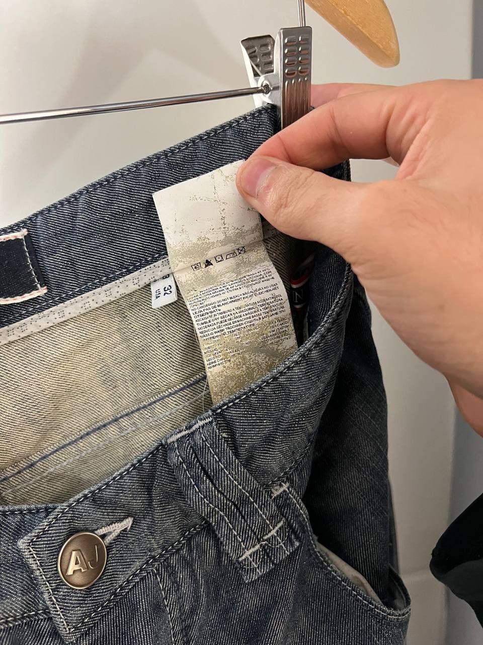 Armani VINTAGE ARMANI JEANS RETRO ITALIAN DESIGNER JEANS Y2K 90s Size US 32 / EU 48 - 14 Thumbnail