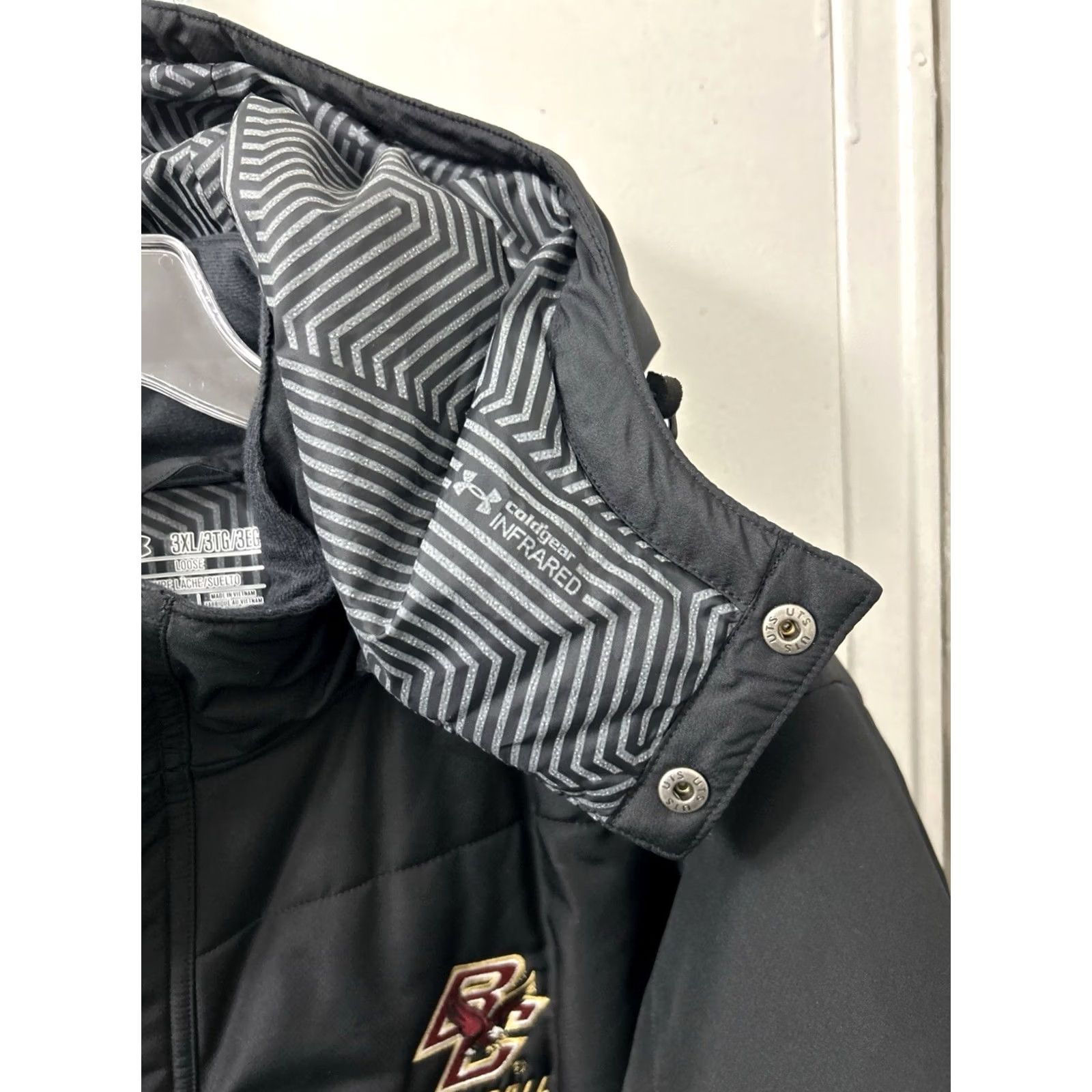 Under Armour Under Armour ColdGear Infrared Parka Jacket Mens 3XL Black Boston College Puffer Size US XXL / EU 58 / 5 - 6 Thumbnail