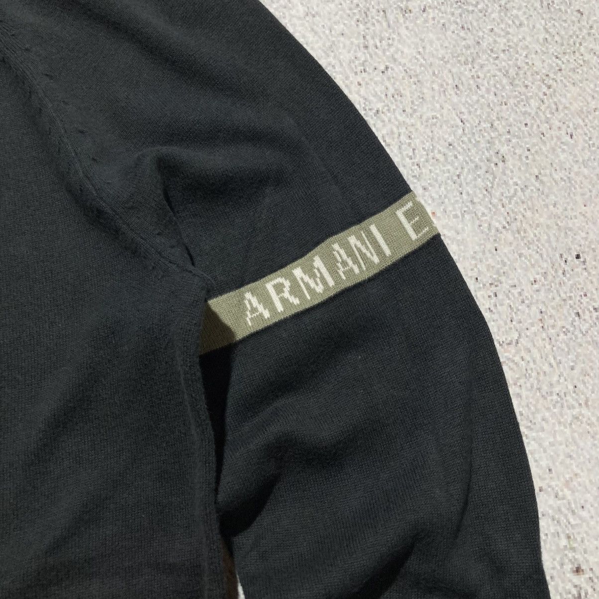 Armani Exchange Armani Exchange Logo Slevee Taped Ziphoodie Black Luxury Size US L / EU 52-54 / 3 - 6 Thumbnail