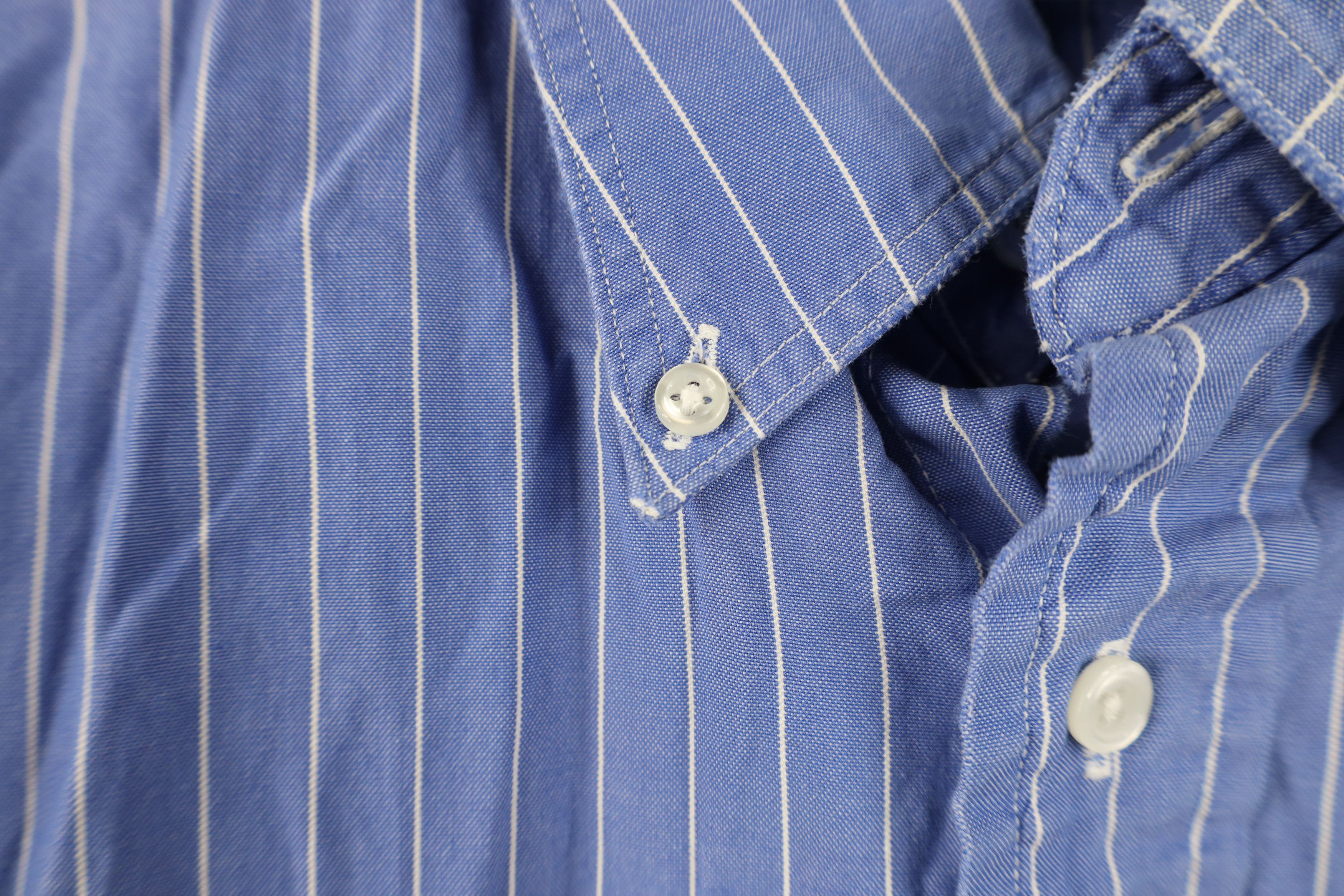 Lands' End Vintage 90s Lands End Pinpoint Oxford Button Down Shirt USA Size US L / EU 52-54 / 3 - 6 Thumbnail