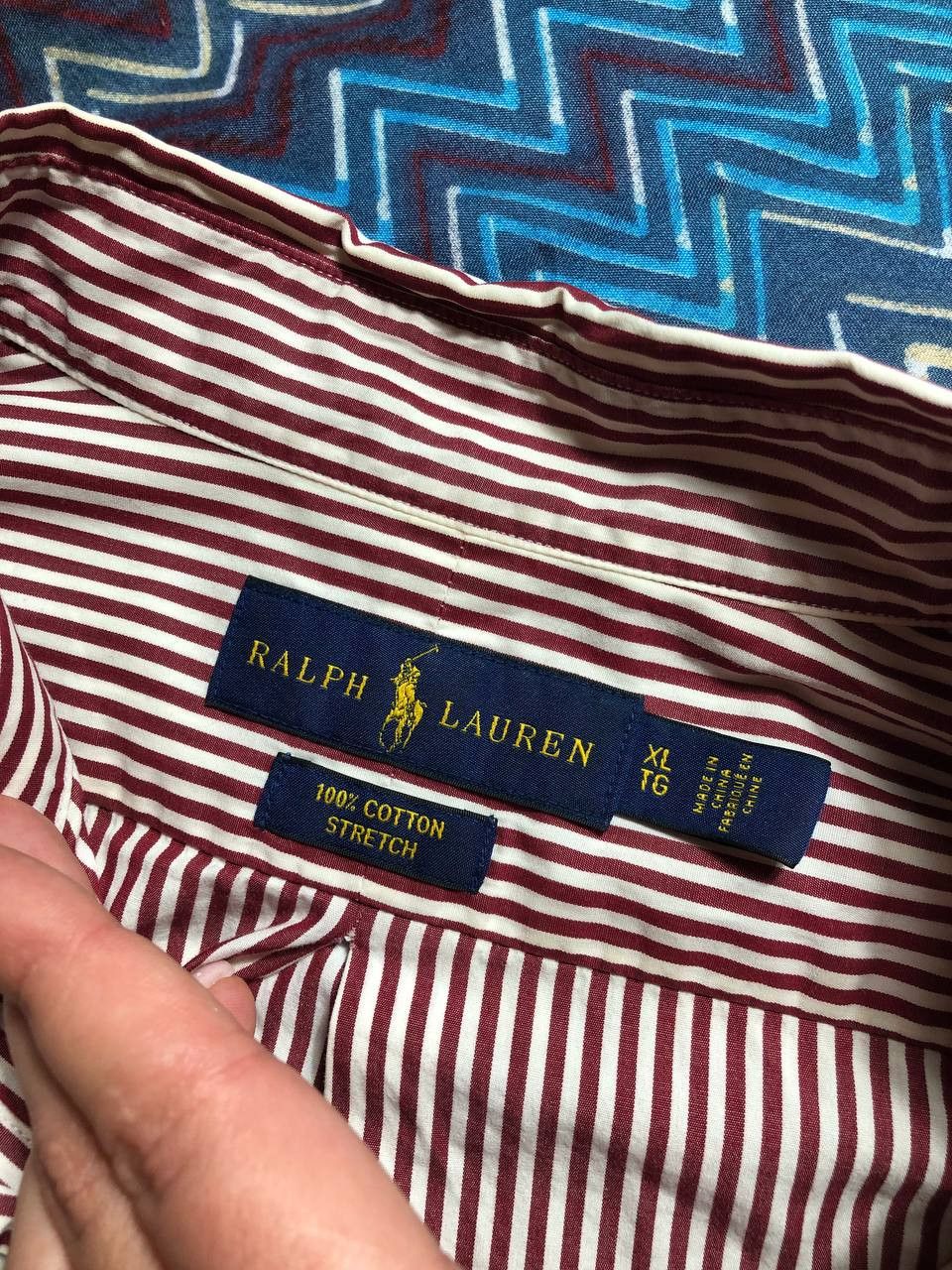Polo Ralph Lauren × Vintage Polo Ralph Lauren Checked Striped Longsleeve Button Shirt Size US XL / EU 56 / 4 - 10 Thumbnail