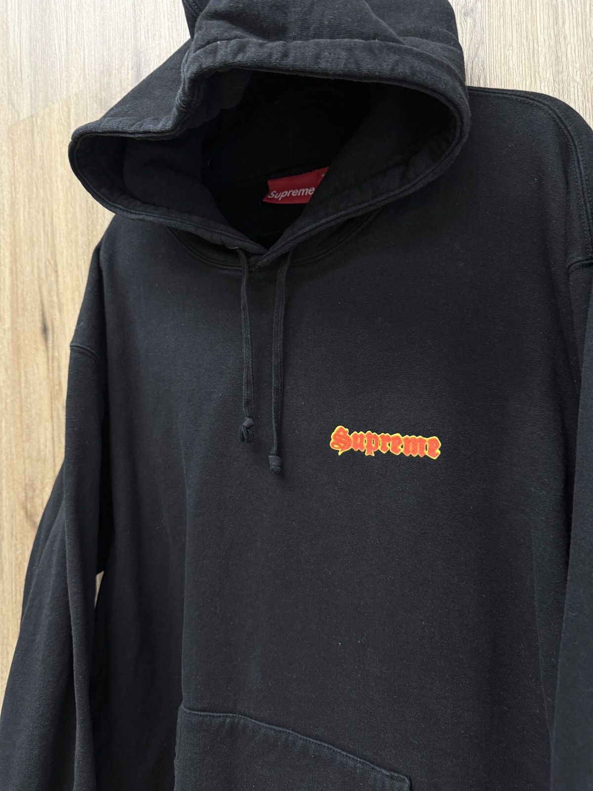 Supreme Supreme Love To Amo Black Pull Over Hoodie Size US XL / EU 56 / 4 - 4 Thumbnail