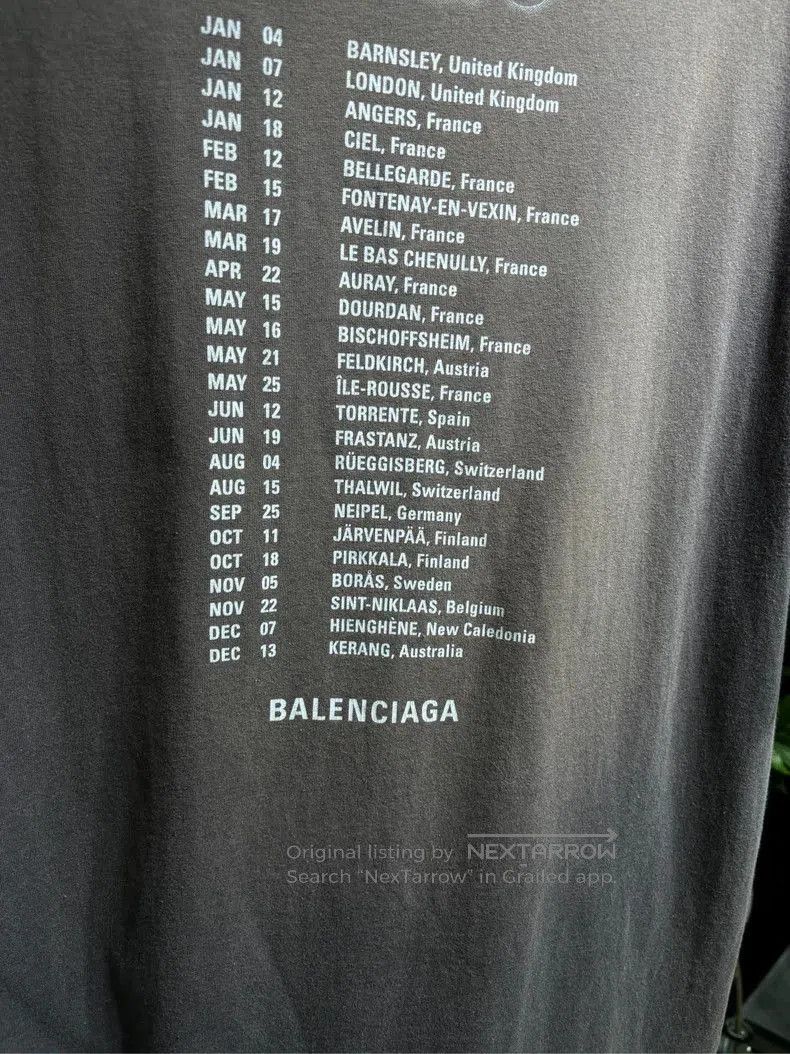Balenciaga Balenciaga short sleeved mud dyed washed gray Speed Hunter Size US S / EU 44-46 / 1 - 7 Thumbnail