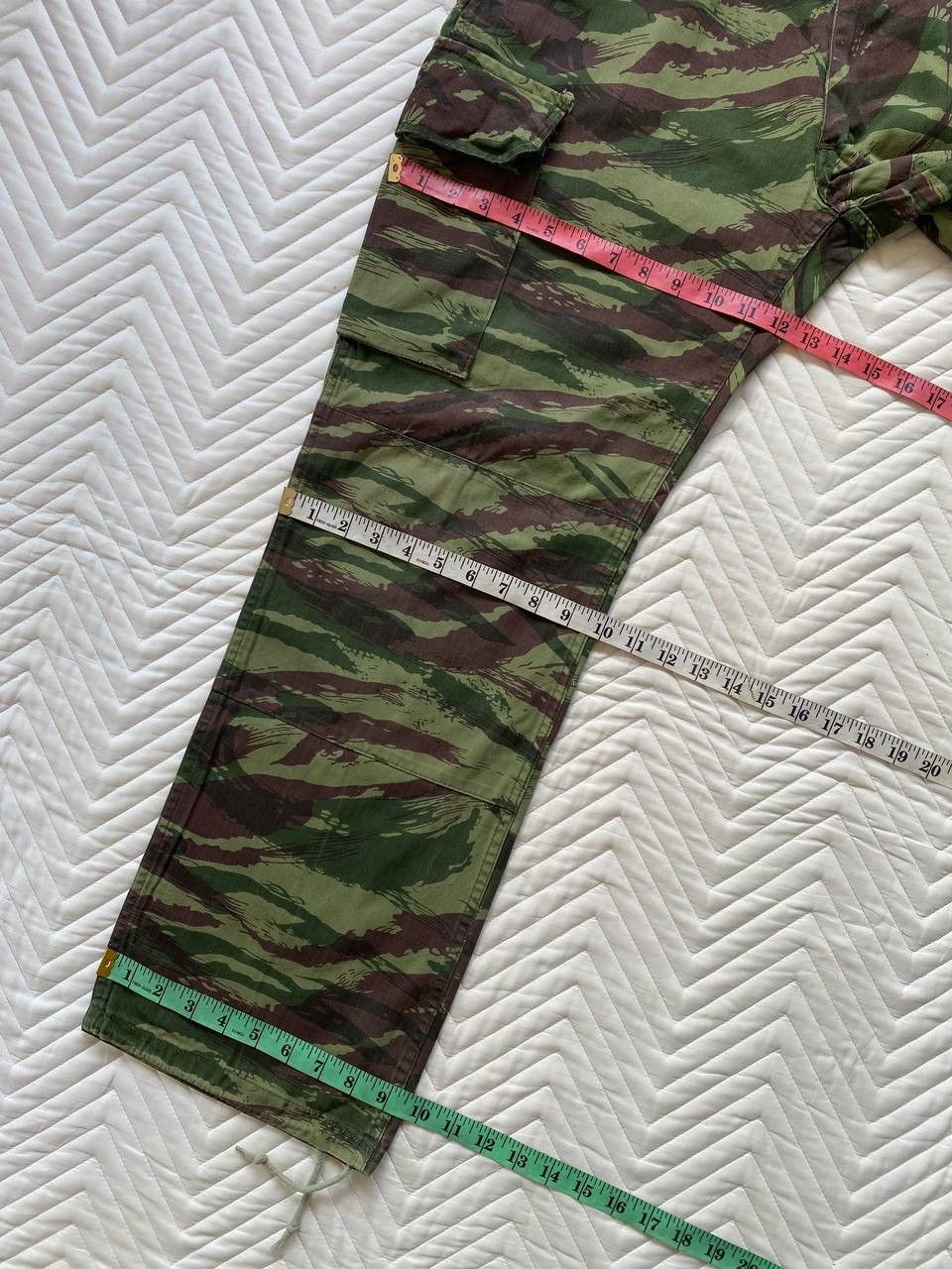 Vintage Issue Vintage 90s Greek Army Pantolan HBT Lizard Camo Pant Size US 37 - 5 Thumbnail