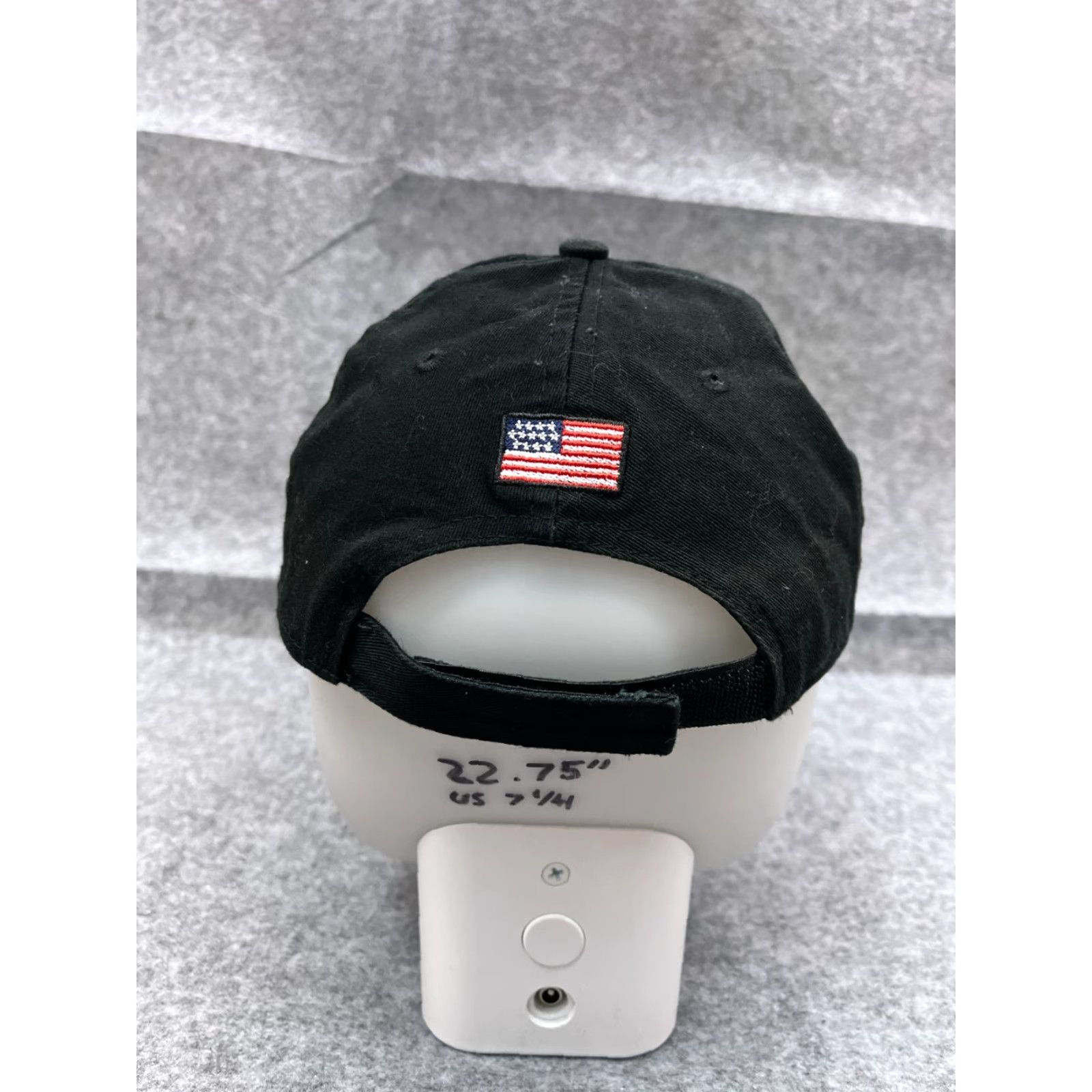 Vintage Outdoor Cap Hat Cap Strap Back One Size Adult Black 100% Cotton Golf Logo Outdoors Golf Course Men Size ONE SIZE - 6 Thumbnail