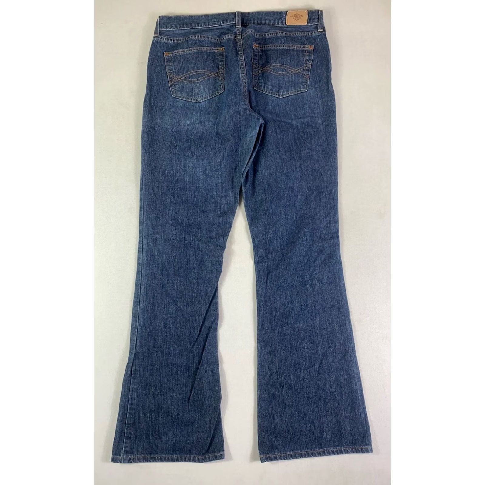 Abercrombie & Fitch Abercrombie & Fitch Jeans Womens Size 12L Blue Flare High Rise 90s Bohemian Size 34" / US 12 / IT 48 - 2 Thumbnail