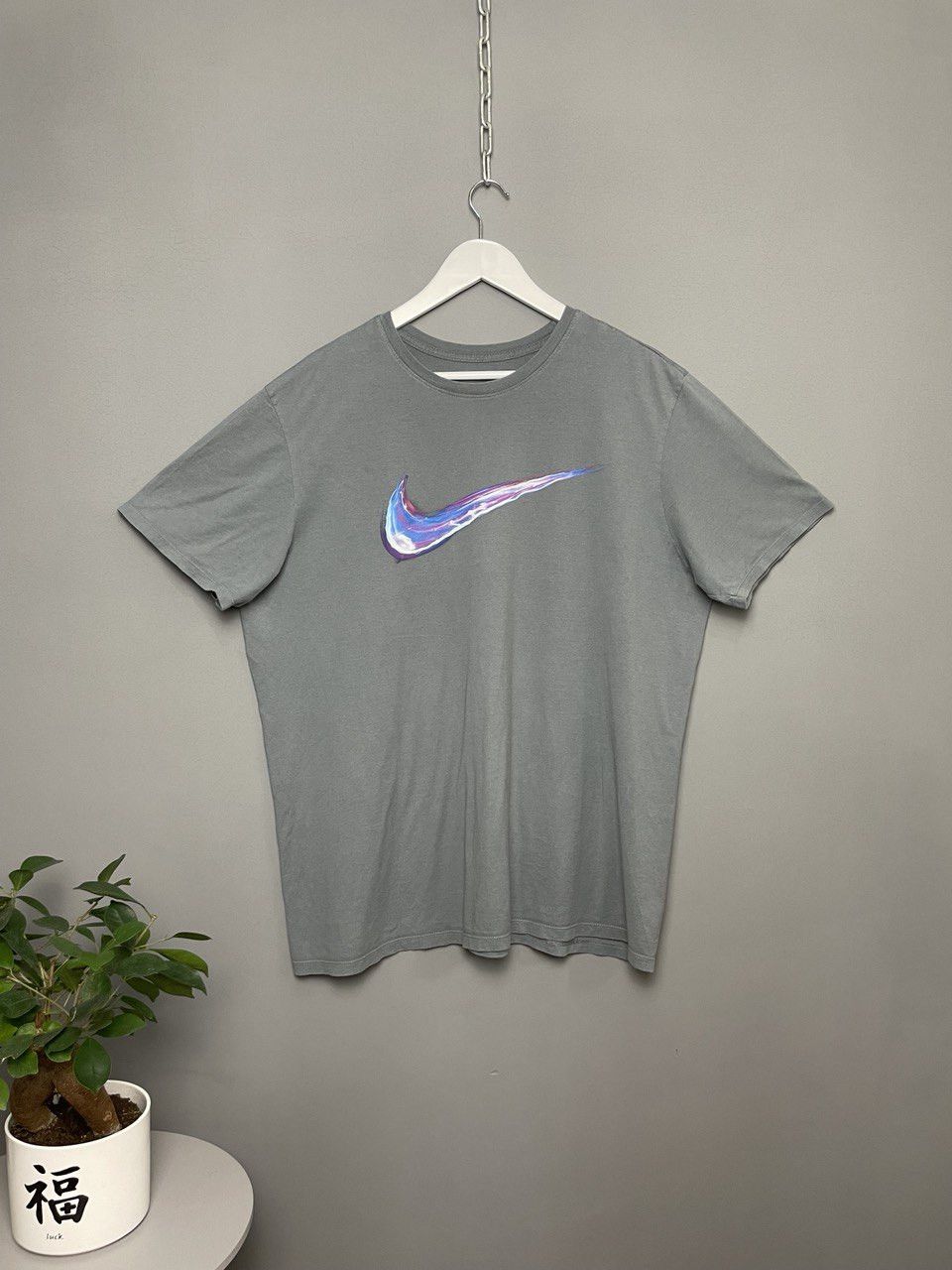 Nike Vintage Nike Big Swoosh Tee Size US XL / EU 56 / 4 - 1 Thumbnail