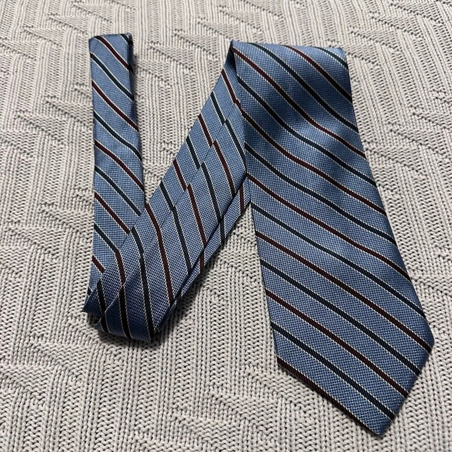 Brooks Brothers Brooks Brothers blue maroon striped silk tie Size ONE SIZE - 1 Thumbnail