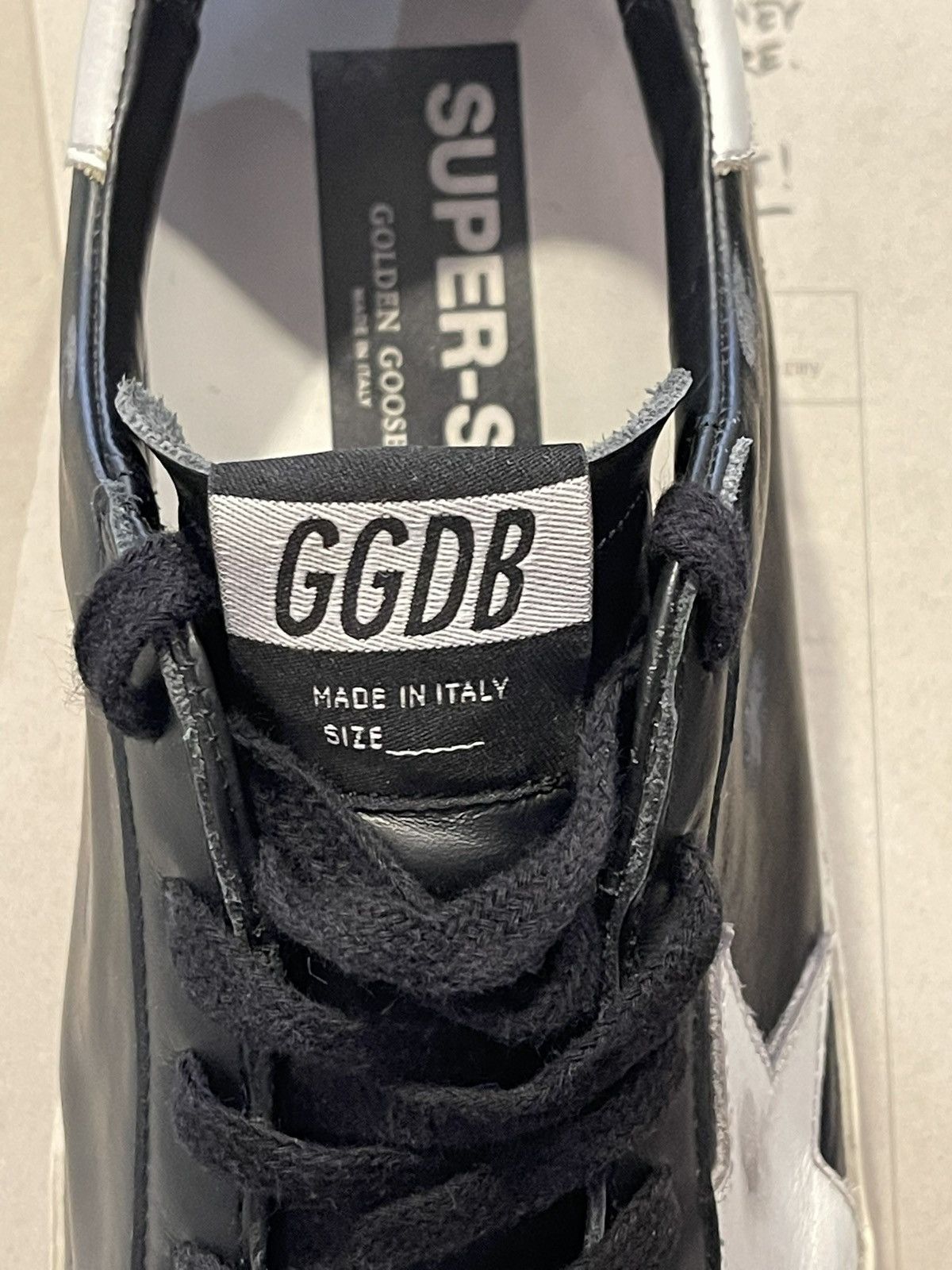 Golden Goose Golden Goose Super-Star Black & White - With Original Box Size US 10 / EU 43 - 6 Thumbnail