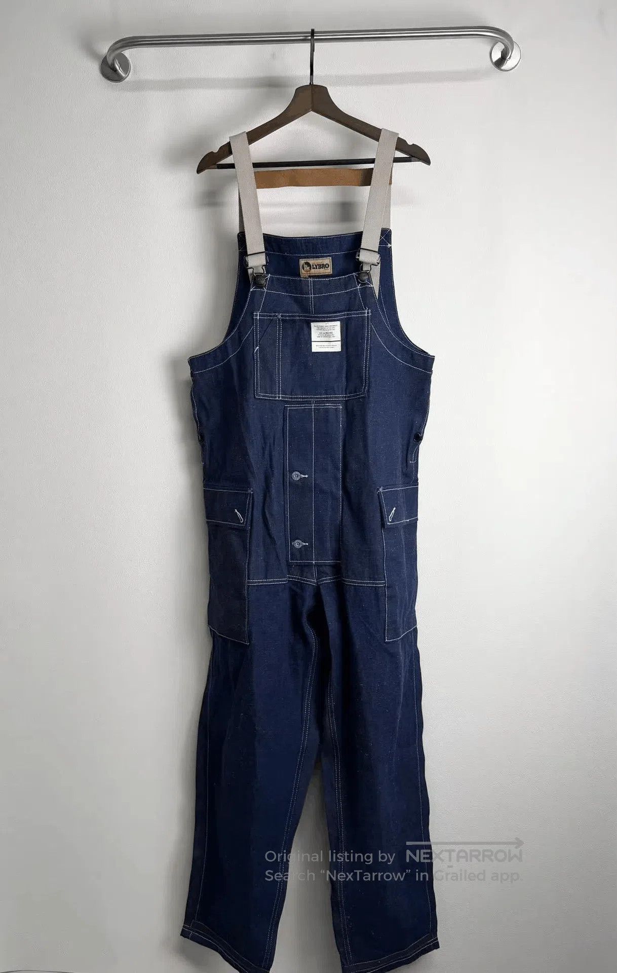 Nigel Cabourn NIGEL CABOURN LYBRO Denim Naval Dungaree Overalls
