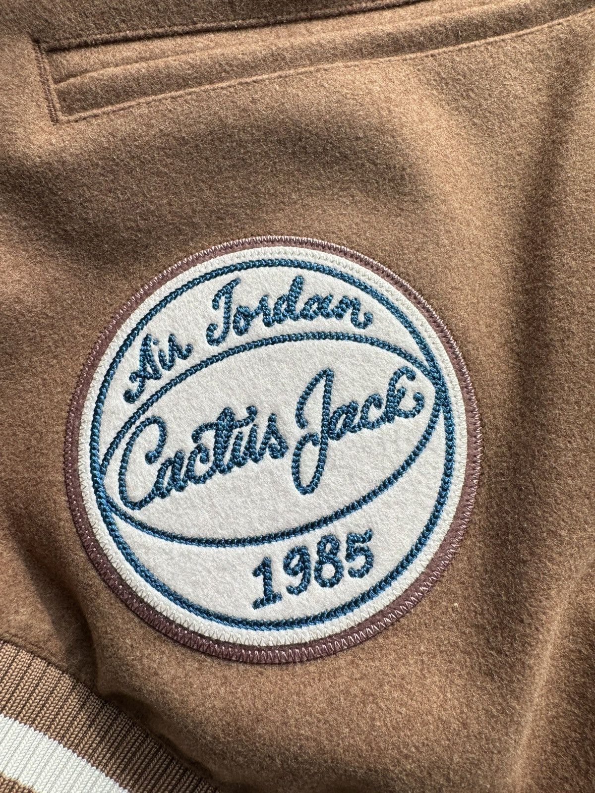 Jordan Brand × Travis Scott Cactus Jack x Jordan Varsity Jacket Size US XL / EU 56 / 4 - 12 Thumbnail
