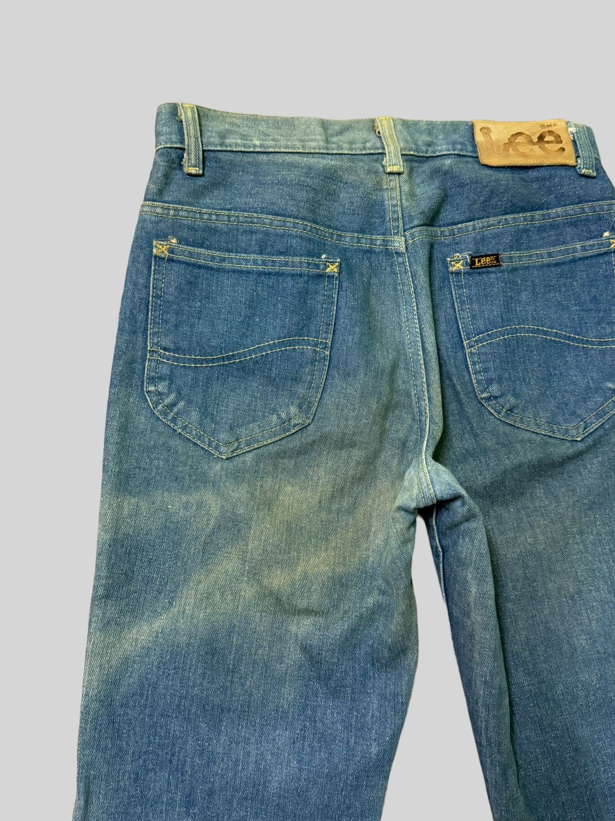 Lee Vintage Flared Lee Raider Talon Zipper Faded Denim Size US 28 / EU 44 - 14 Thumbnail