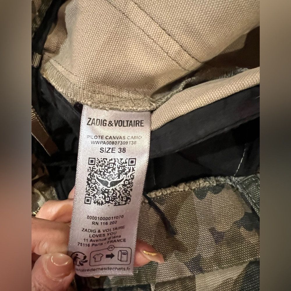 Zadig & Voltaire Zadig & Voltaire Pilote Camo Heart Print Cropped Combat Pan Size 28" / US 6 / IT 42 - 7 Thumbnail