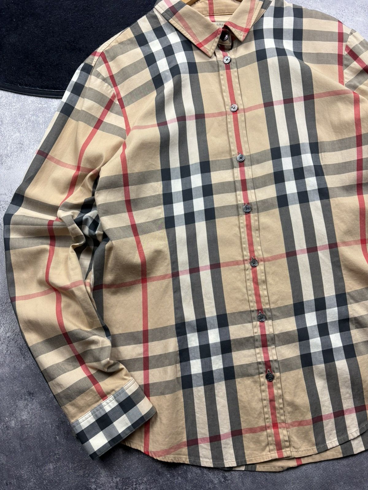 Burberry BURBERRY Brit Vintage Full Checkered Shirt Button Up Luxury Size US M / EU 48-50 / 2 - 3 Thumbnail