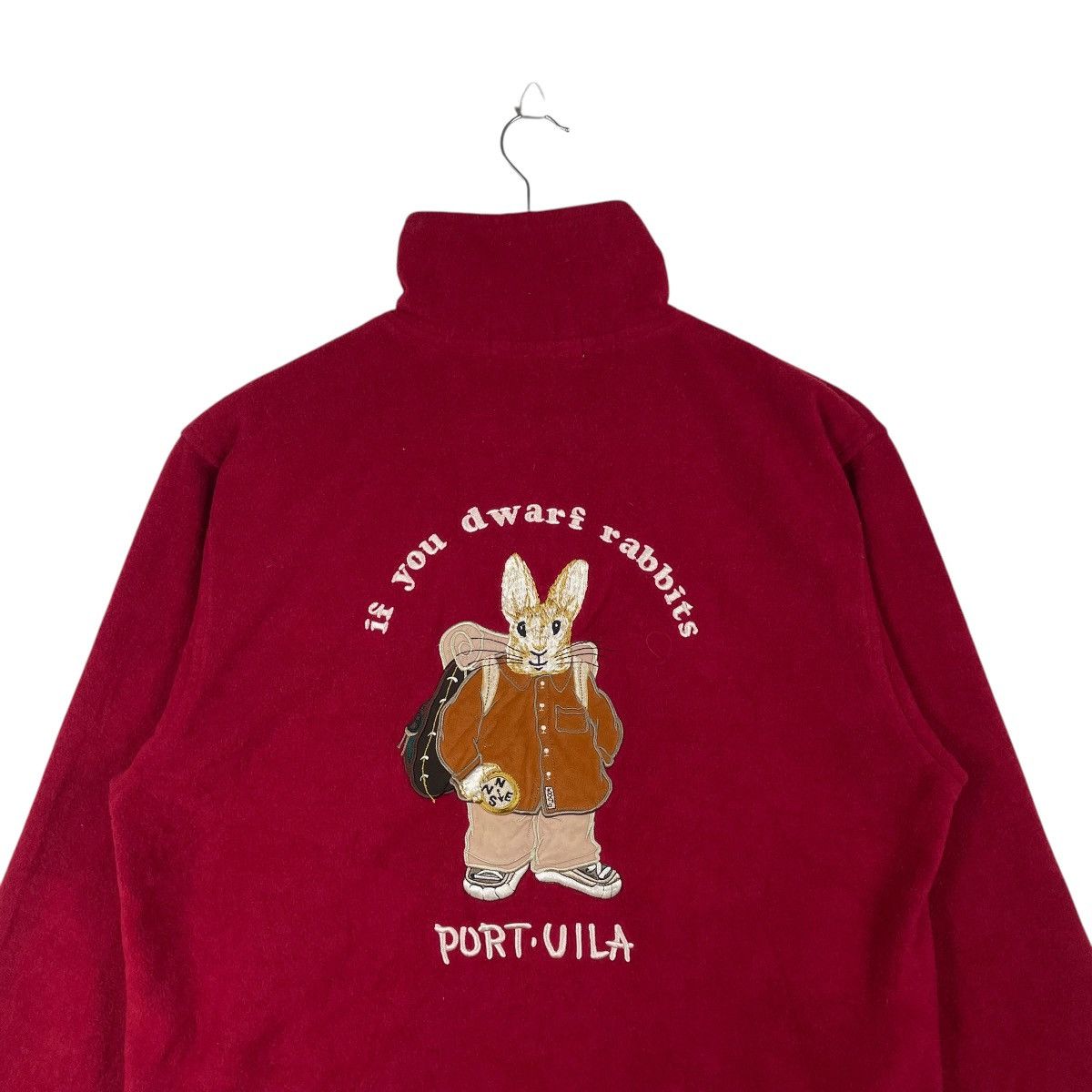 Vintage Vintage Port Uila Dwarf Rabbit Embroid-Logo Half Sweatshirt Size US M / EU 48-50 / 2 - 2 Thumbnail
