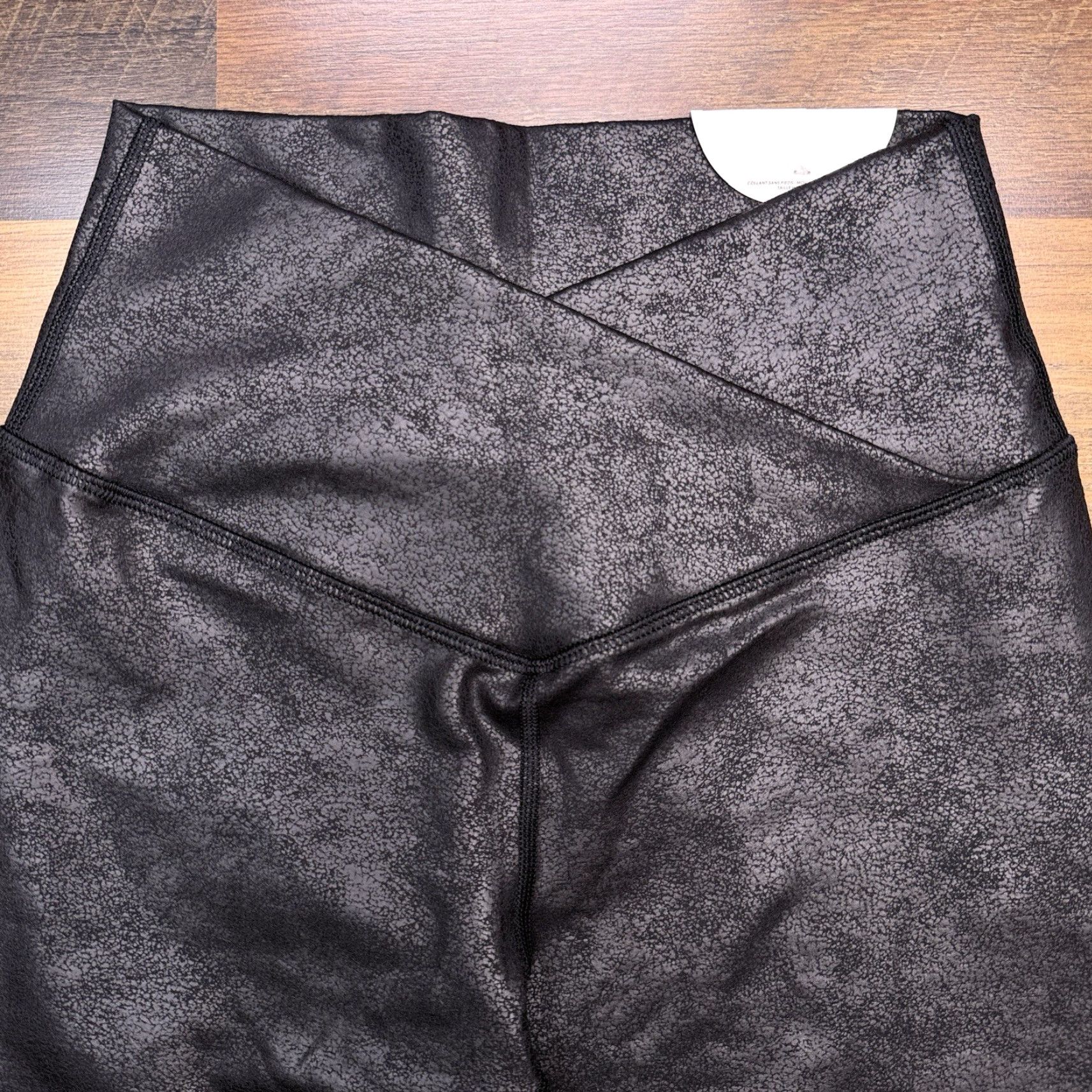 Vintage Aerie Leggings Womens M Black High Rise Stretch Size 32" / US 10 / IT 46 - 3 Thumbnail