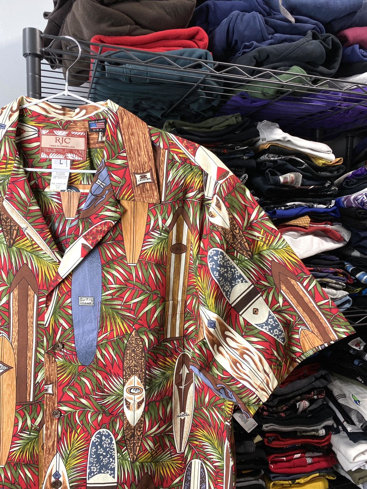 Vintage Rare! Vintage RJC Made In Hawaii USA Shirt American Vtg Size US L / EU 52-54 / 3 - 5 Thumbnail