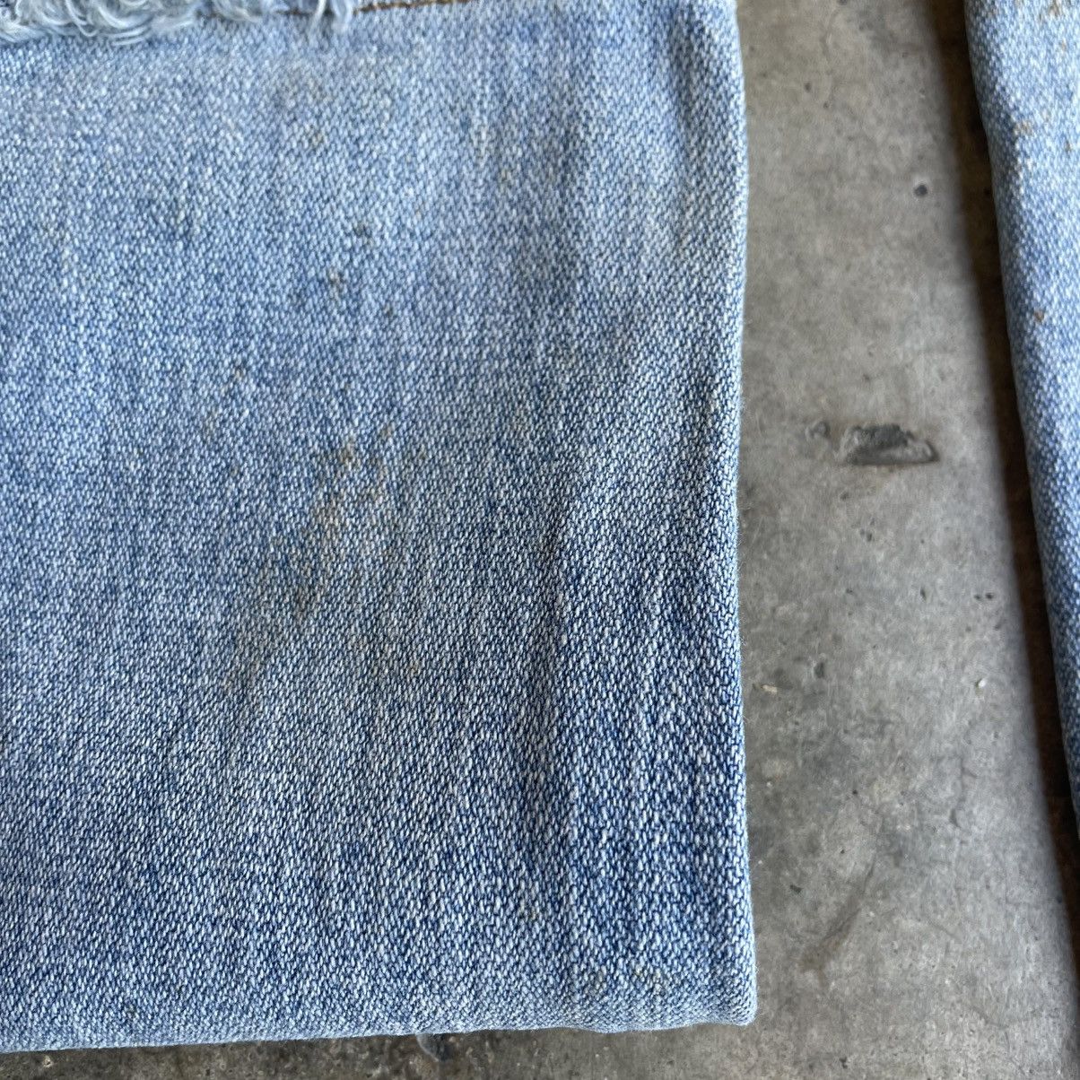Wrangler 🔥Vintage Wrangler Stoned Washed Ripped Distress Denim Jeans Size US 33 - 9 Thumbnail