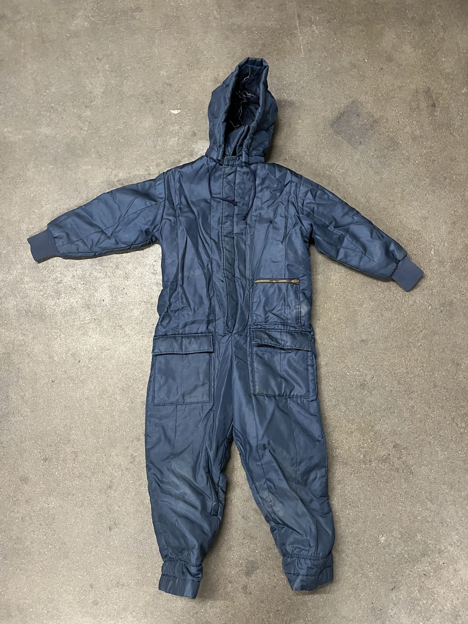 Carhartt × Vintage Vintage 1970s Navy Blue Padded Snow Suit Size XXS Size US XXS / EU 40 - 1 Thumbnail