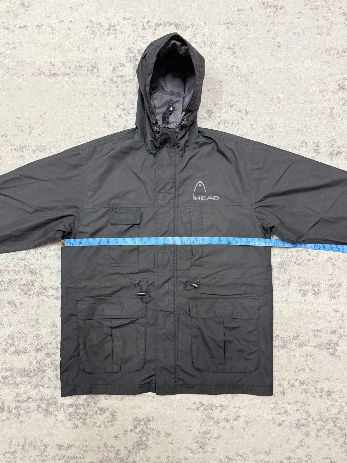 Japanese Brand Head USA utility windbreaker jacket black hooded Size US M / EU 48-50 / 2 - 17 Thumbnail