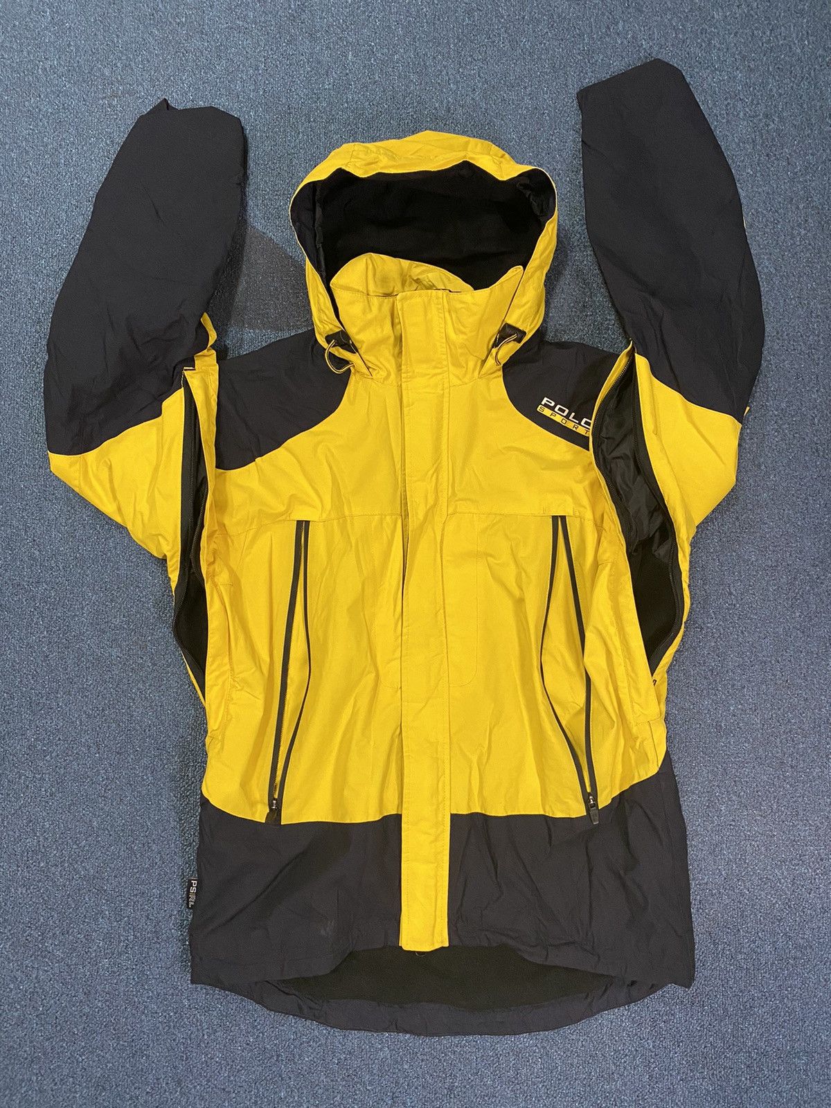 Polo Ralph Lauren Polo Sport Ralph Lauren Yellow and Black Snow Jacket Size US S / EU 44-46 / 1 - 1 Thumbnail