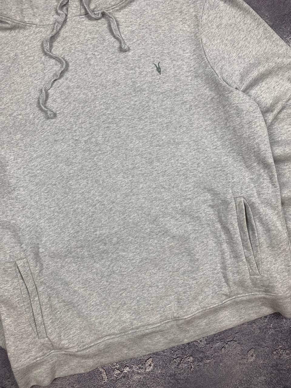 Allsaints AllSaints Hoodie L Gray Cotton Pullover Sweatshirt Logo Size US L / EU 52-54 / 3 - 7 Thumbnail