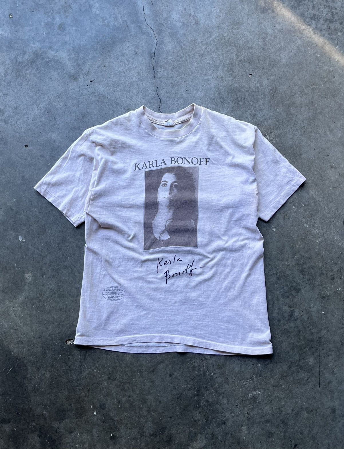 Vintage vintage 70 signed karla bonoff single stitch tee Size US L / EU 52-54 / 3 - 1 Thumbnail