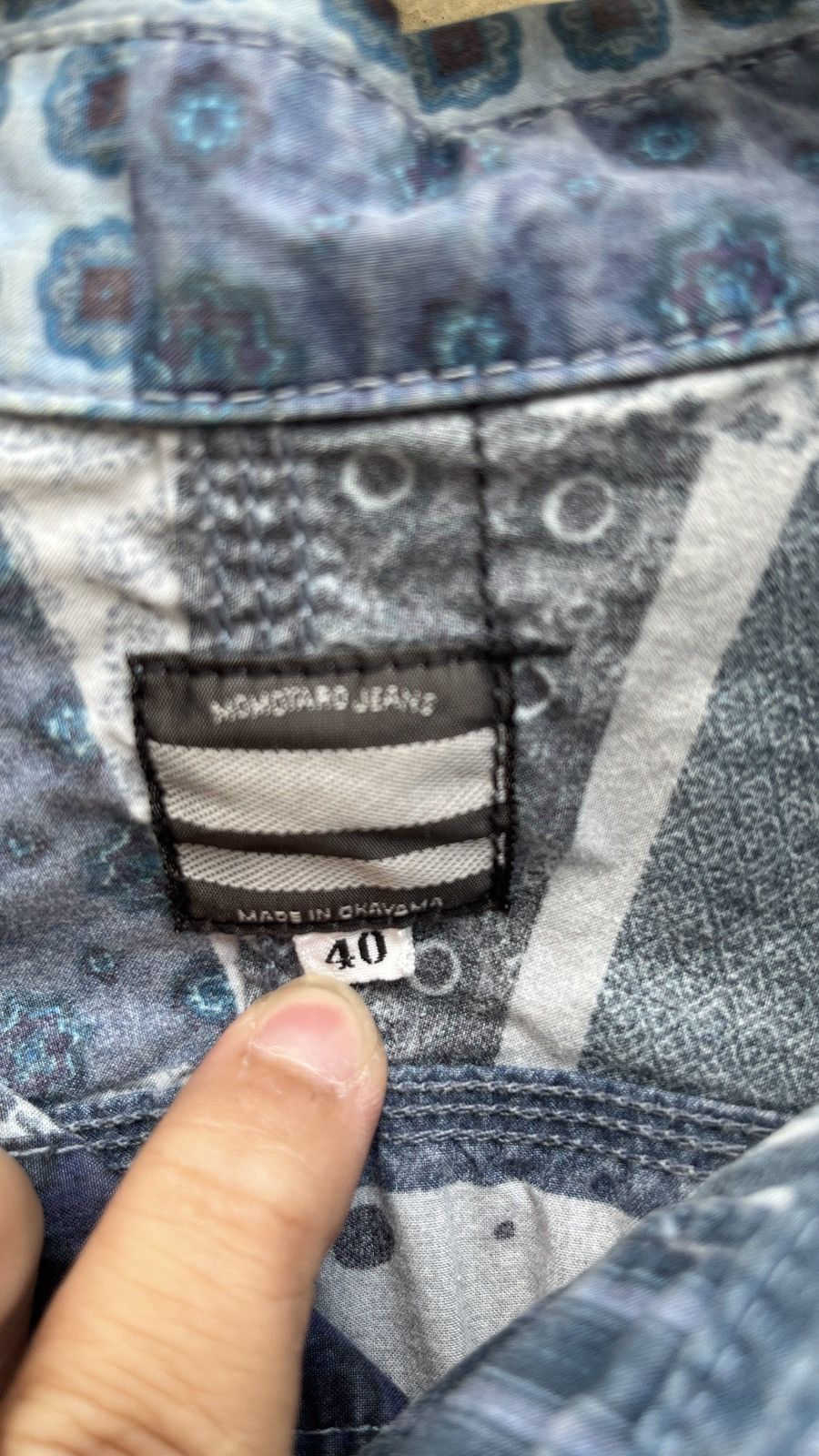 Momotaro Jeans Momotaro Sashiko pattern Shirt Size US XXS / EU 40 - 3 Thumbnail