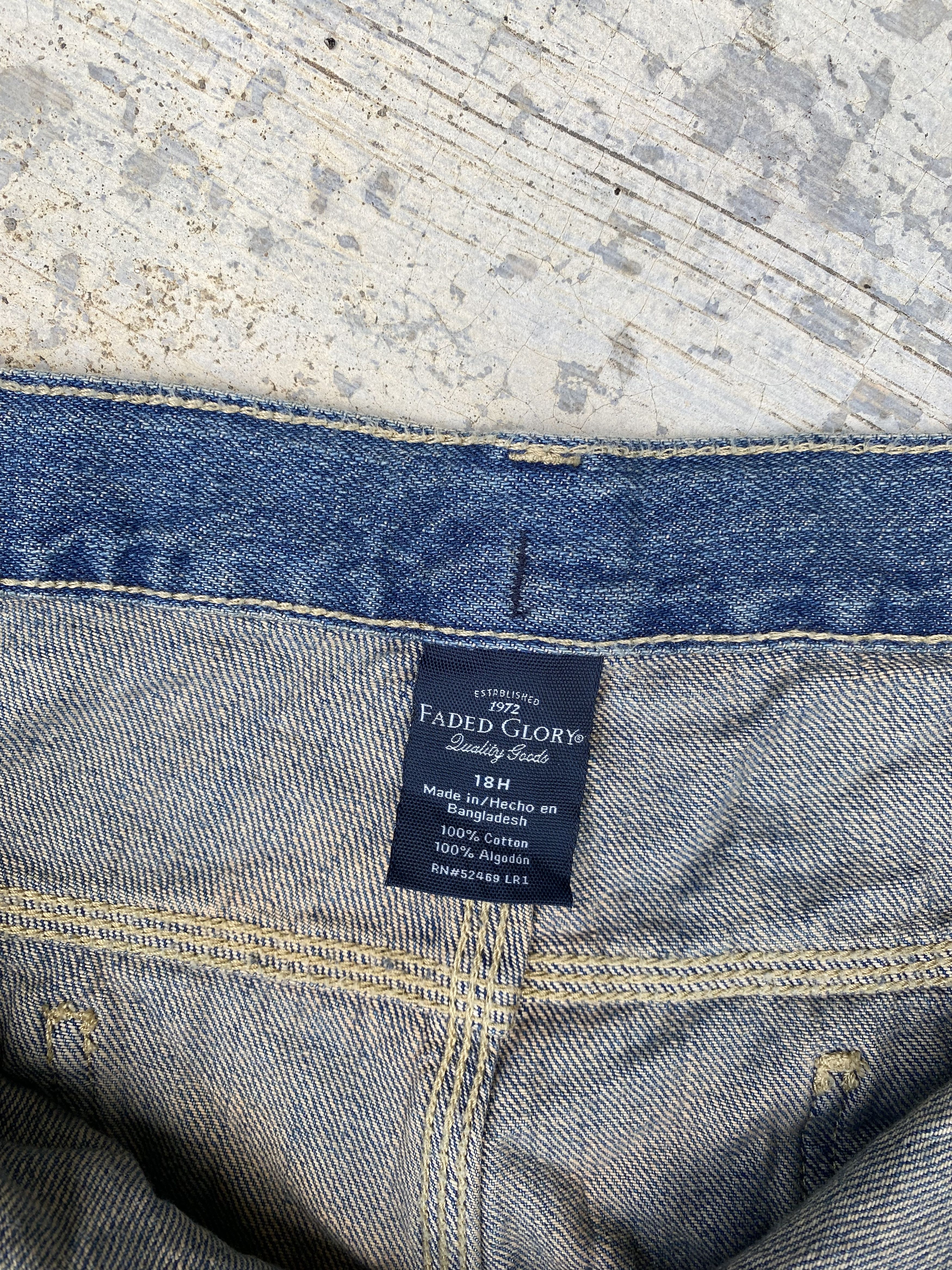 Faded Glory Faded Glory wide leg carpenter jeans Size US 34 / EU 50 - 10 Thumbnail