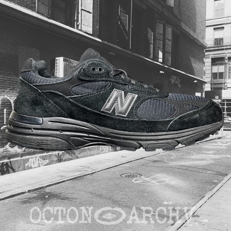 New balance 993 all black best sale