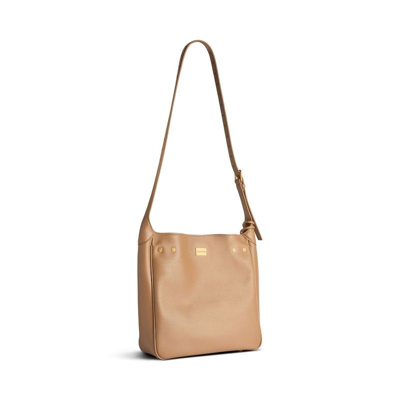 Balenciaga o1srvl11e0326 Size: OS / Bel Air Small Hobo Bag in Latte Size ONE SIZE - 3 Thumbnail